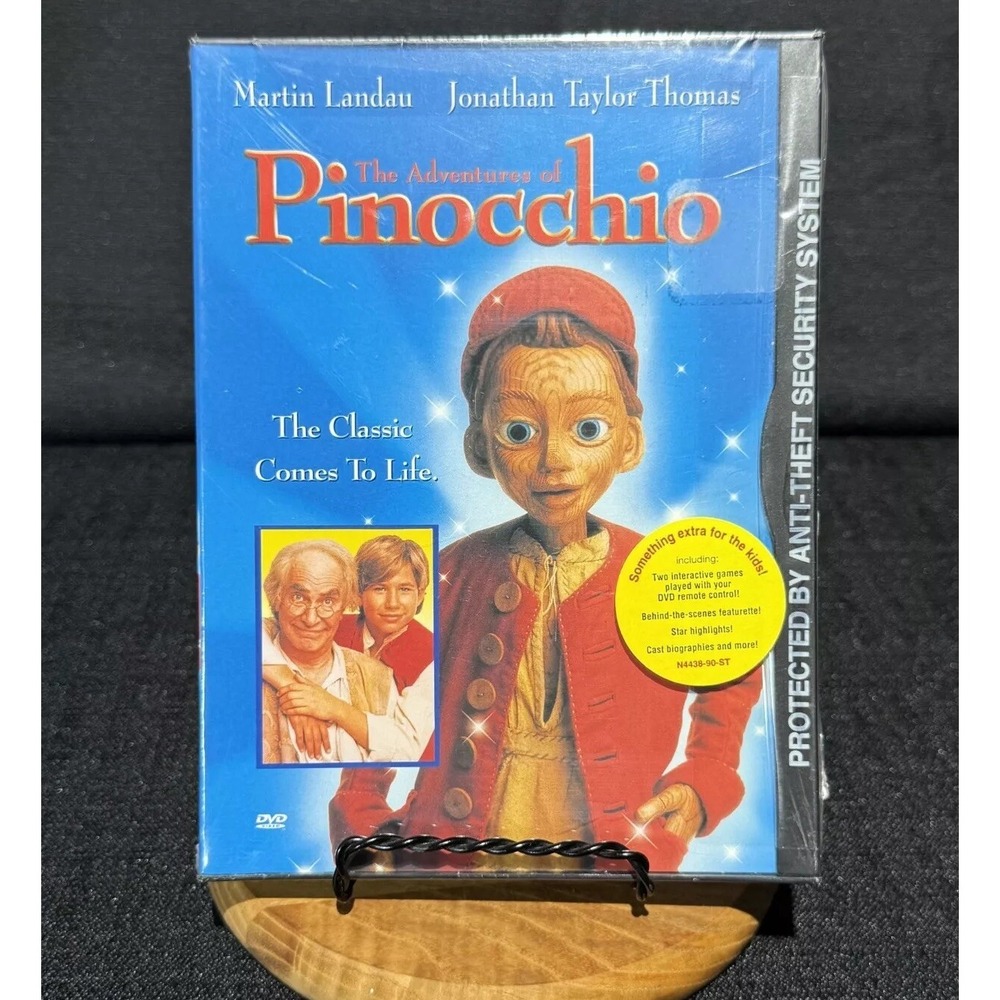 The Adventures of Pinocchio DVD 1996 Family Fantasy Jonathan Taylor Thomas NEW
